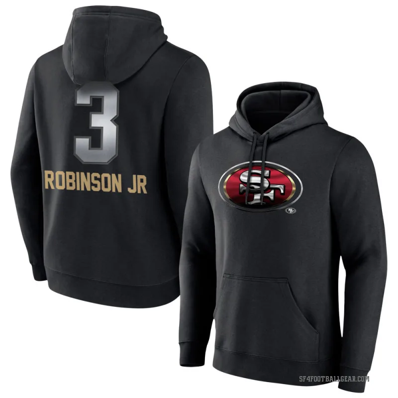 Brian Robinson Jr. Men's Black San Francisco 49ers Midnight Mascot Pullover Hoodie