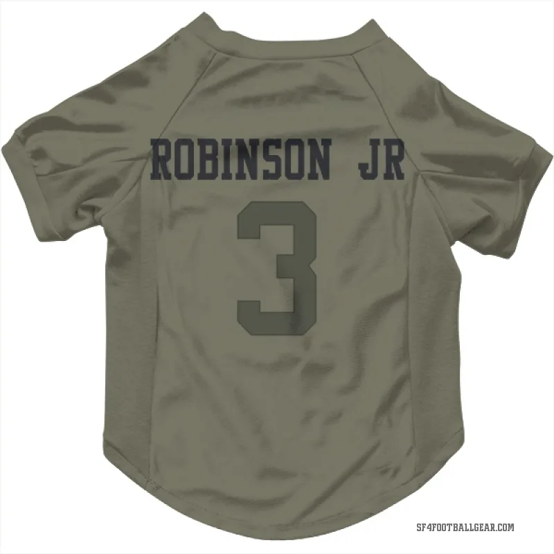 Brian Robinson Jr.  Olive San Francisco 49ers  Cat & Dog Pet Jersey