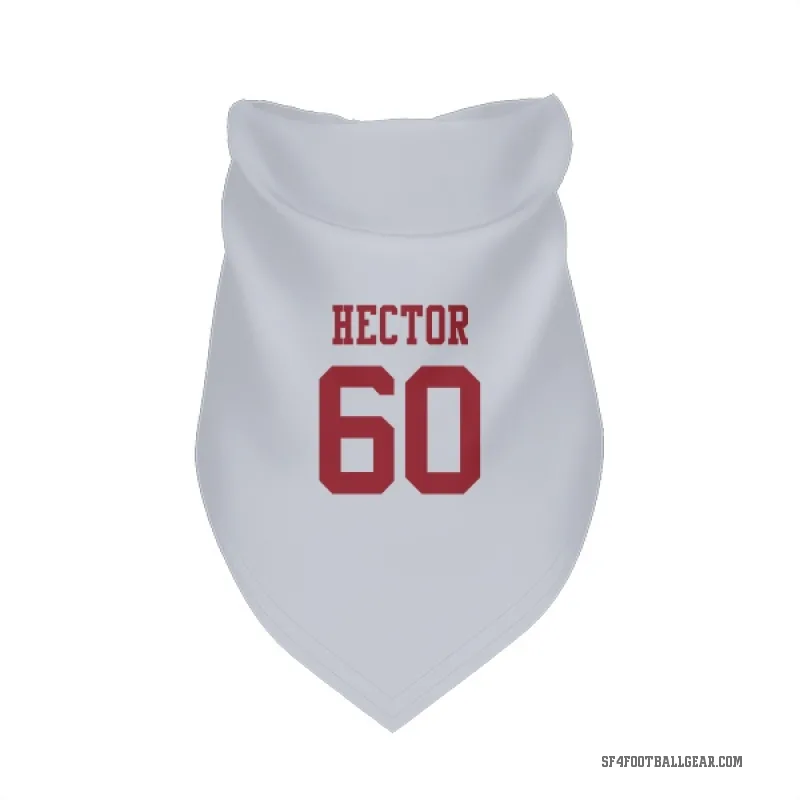 Bruce Hector  White San Francisco 49ers  Cat & Dog Pet Bandana