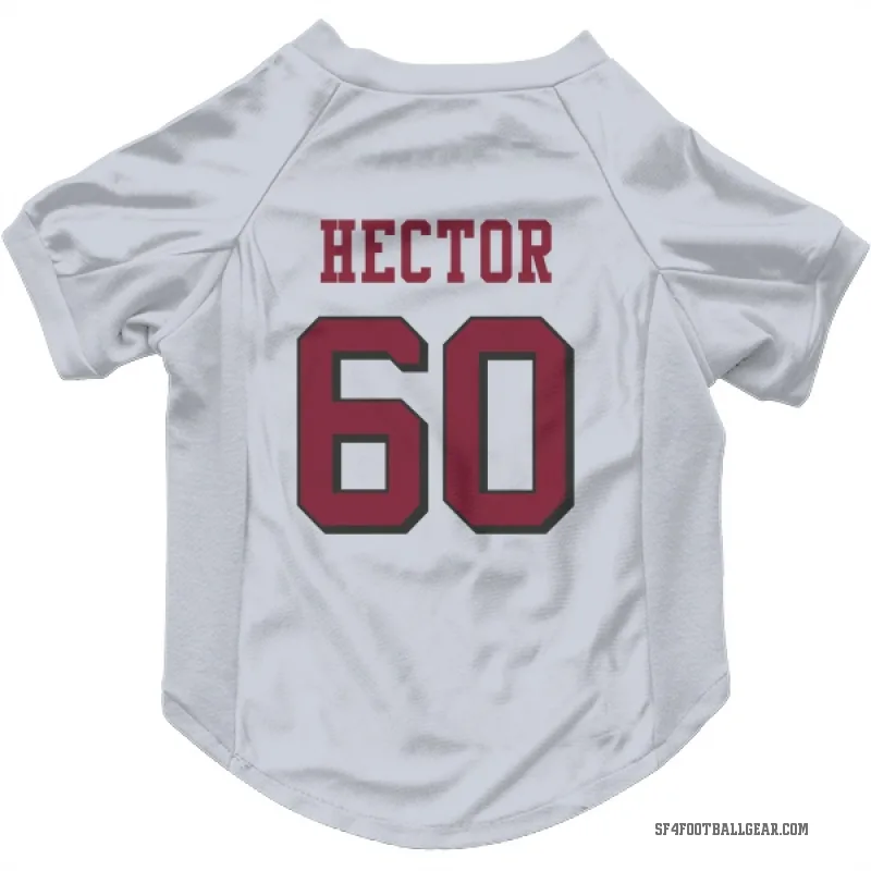 Bruce Hector  White San Francisco 49ers  Rush Cat & Dog Pet Jersey