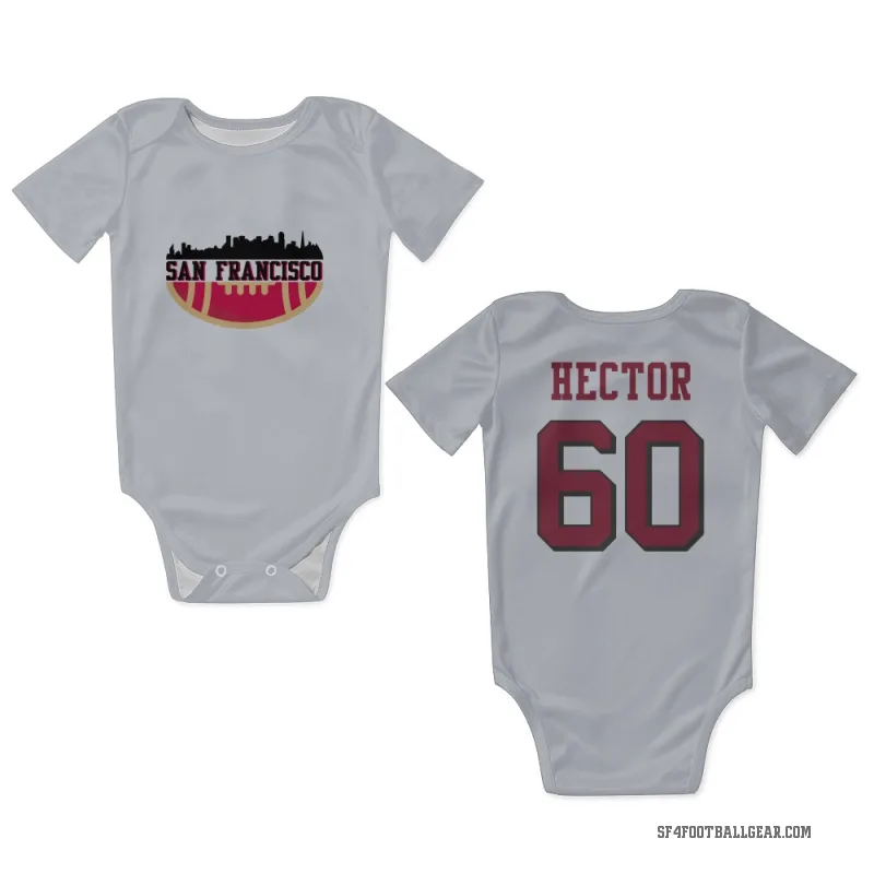 Bruce Hector  White San Francisco 49ers  Rush Newborn & Infant Bodysuit