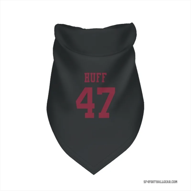 Bryce Huff  Black San Francisco 49ers  Cat & Dog Pet Bandana
