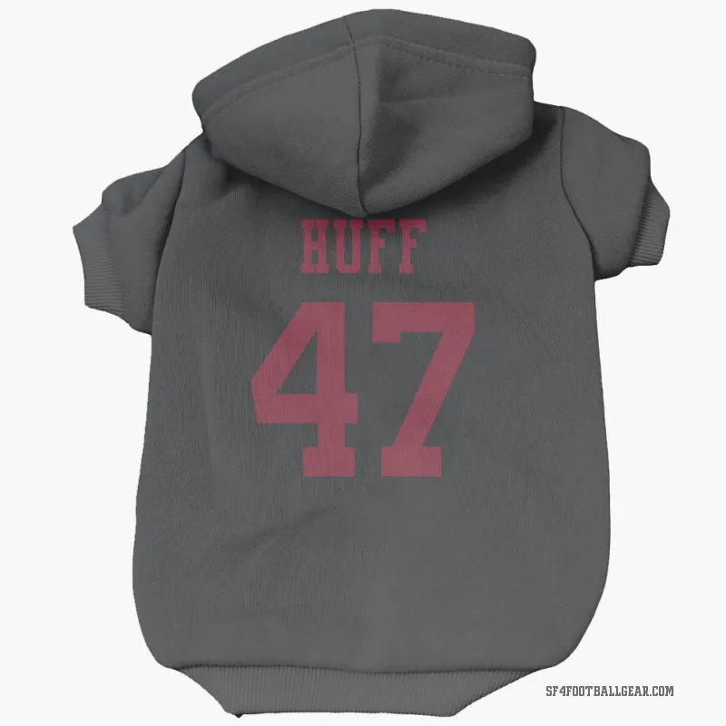 Bryce Huff  Black San Francisco 49ers  Cat & Dog Pet Hoodie