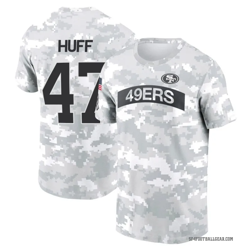 Bryce Huff Men's Camo San Francisco 49ers Arctic 2024 Salute to Service Performance T-Shirt