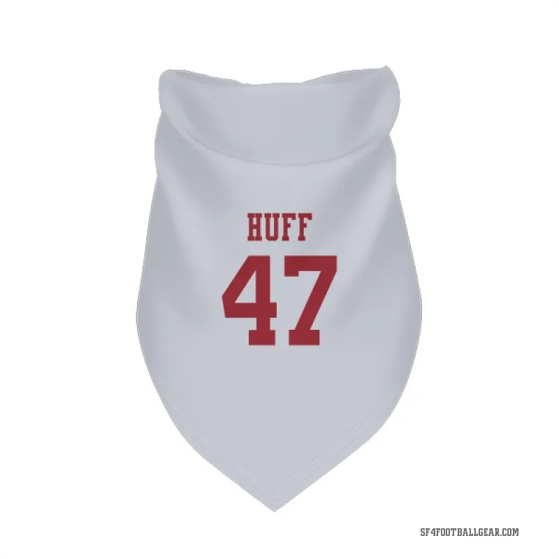 Bryce Huff  White San Francisco 49ers  Cat & Dog Pet Bandana
