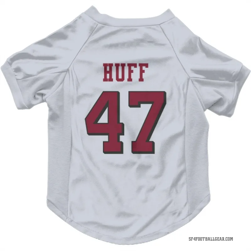 Bryce Huff  White San Francisco 49ers  Rush Cat & Dog Pet Jersey