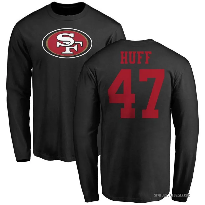Bryce Huff Youth Black San Francisco 49ers Logo Long Sleeve T-Shirt -