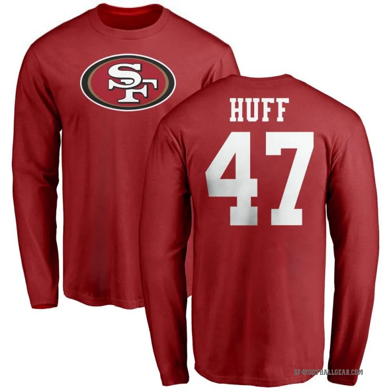 Bryce Huff Youth Red San Francisco 49ers Logo Long Sleeve T-Shirt -