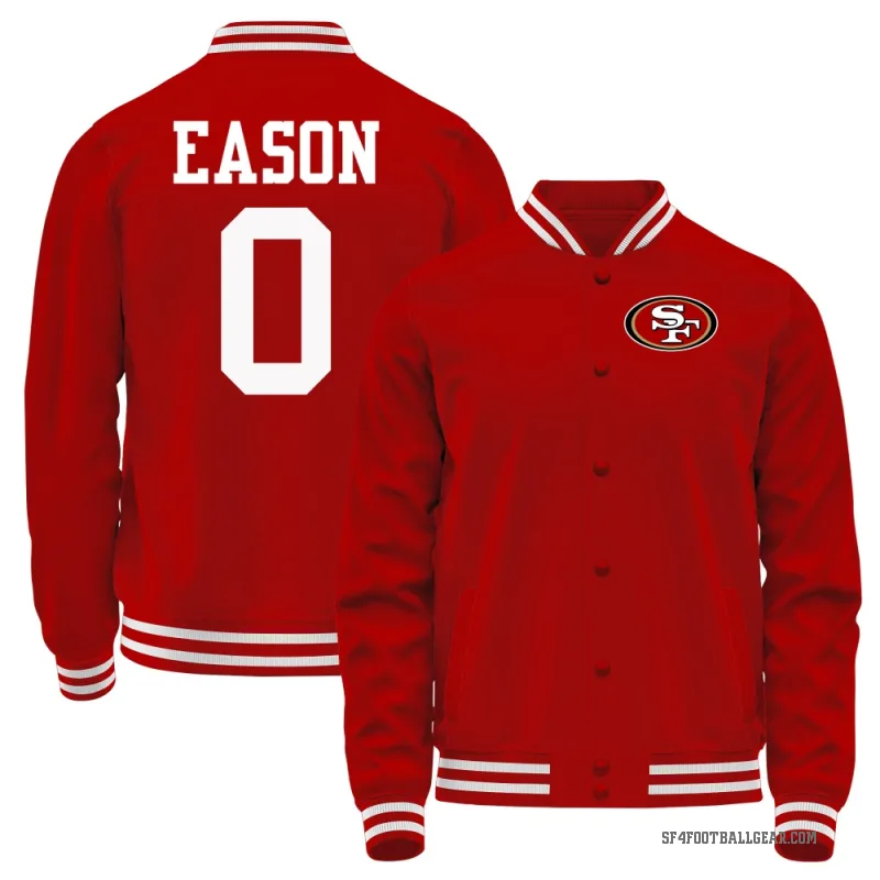 Bryson Eason Men's Red San Francisco 49ers Full-Snap Jacket