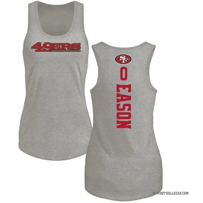 Bryson Eason Women's Ash San Francisco 49ers Backer Tank Top -