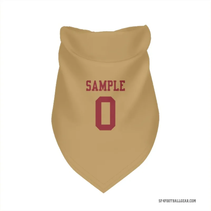 Cam Sample  Gold San Francisco 49ers  Cat & Dog Pet Bandana