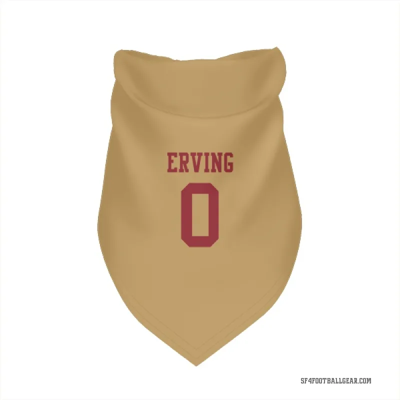 Cameron Erving  Gold San Francisco 49ers  Cat & Dog Pet Bandana