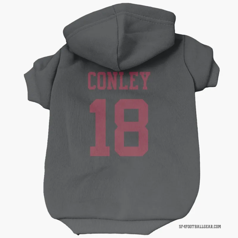 Chris Conley  Black San Francisco 49ers  Cat & Dog Pet Hoodie