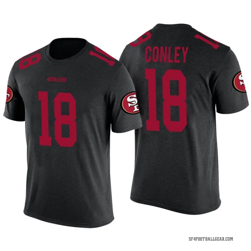 Chris Conley Men's Black San Francisco 49ers Color Rush T-Shirt