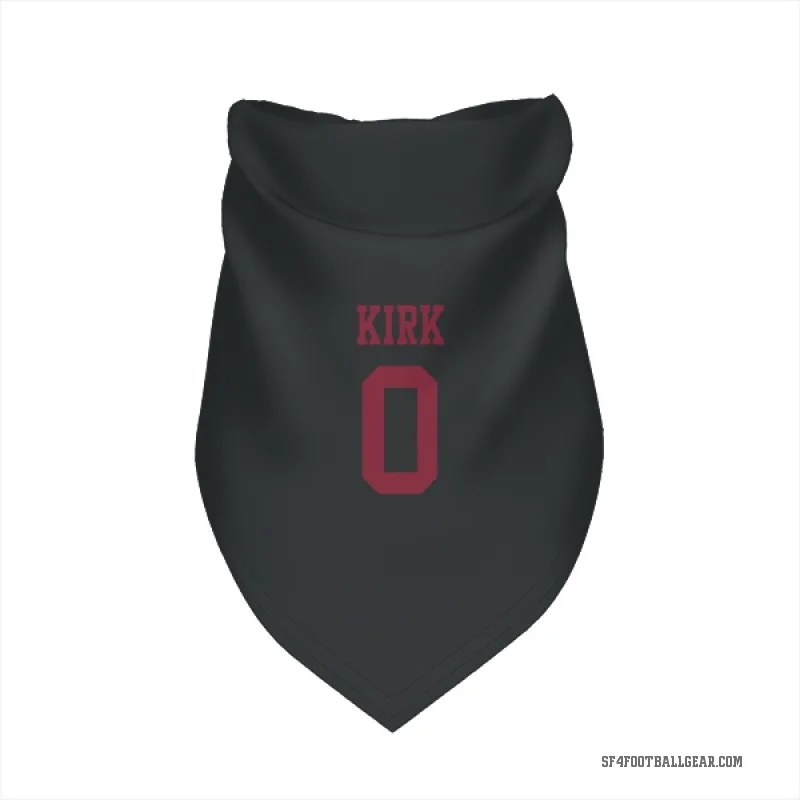 Christian Kirk  Black San Francisco 49ers  Cat & Dog Pet Bandana