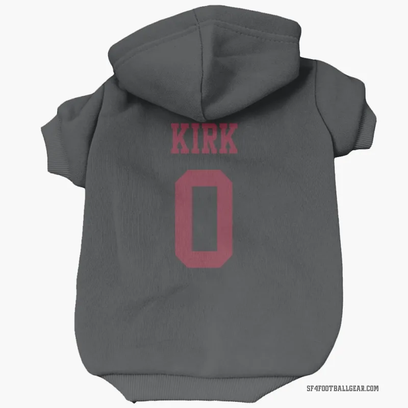 Christian Kirk  Black San Francisco 49ers  Cat & Dog Pet Hoodie