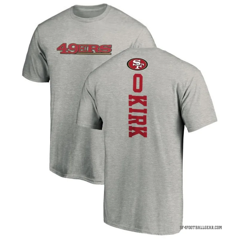 Christian Kirk Men's Ash San Francisco 49ers Backer T-Shirt -