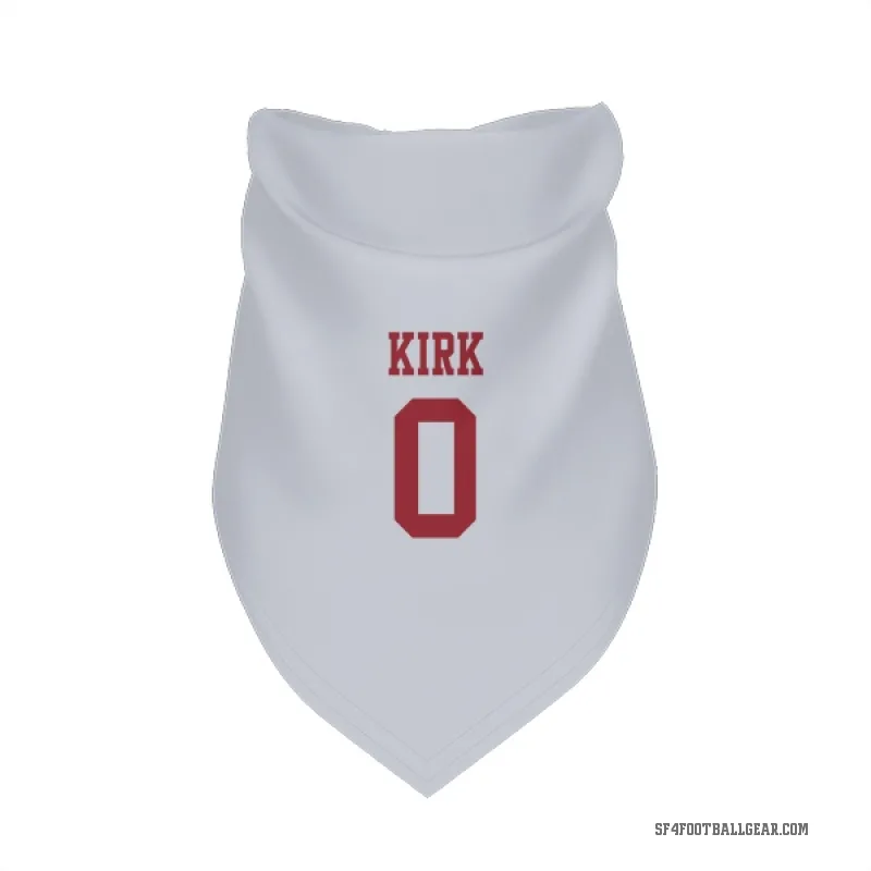 Christian Kirk  White San Francisco 49ers  Cat & Dog Pet Bandana