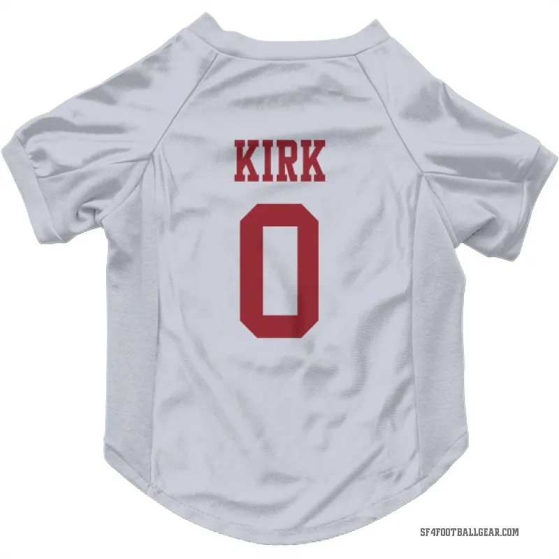 Christian Kirk  White San Francisco 49ers  Cat & Dog Pet Jersey