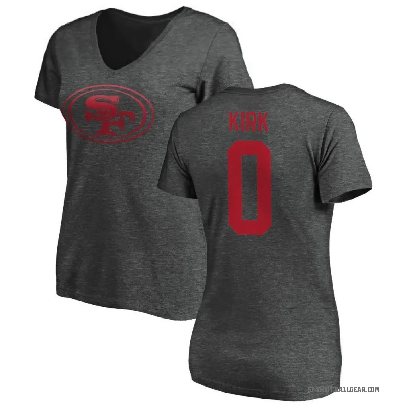 Christian Kirk Women's Ash San Francisco 49ers One Color T-Shirt -