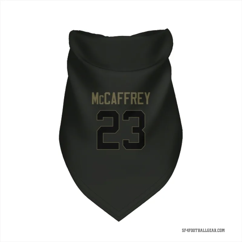 Christian McCaffrey  Black San Francisco 49ers  Service Cat & Dog Pet Bandana