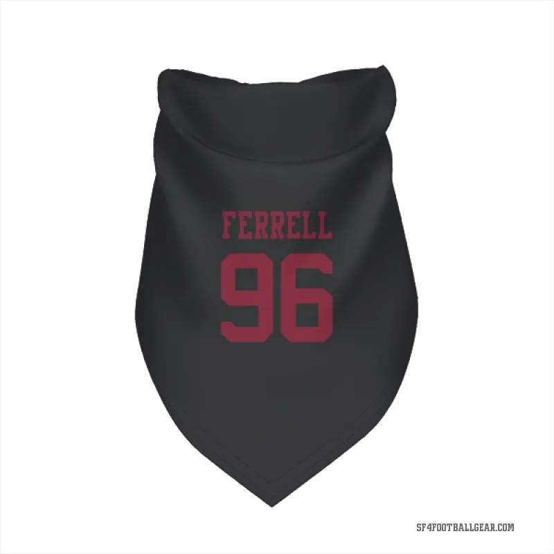 Clelin Ferrell  Black San Francisco 49ers  Cat & Dog Pet Bandana