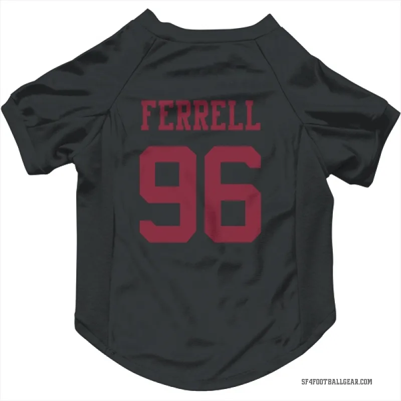 Clelin Ferrell  Black San Francisco 49ers  Cat & Dog Pet Jersey