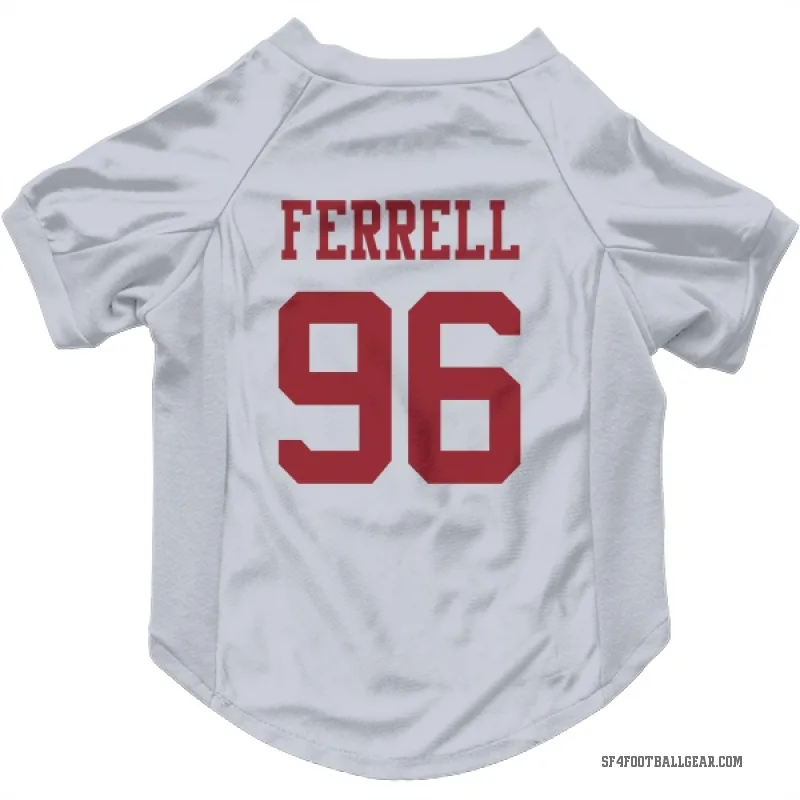 Clelin Ferrell  White San Francisco 49ers  Cat & Dog Pet Jersey
