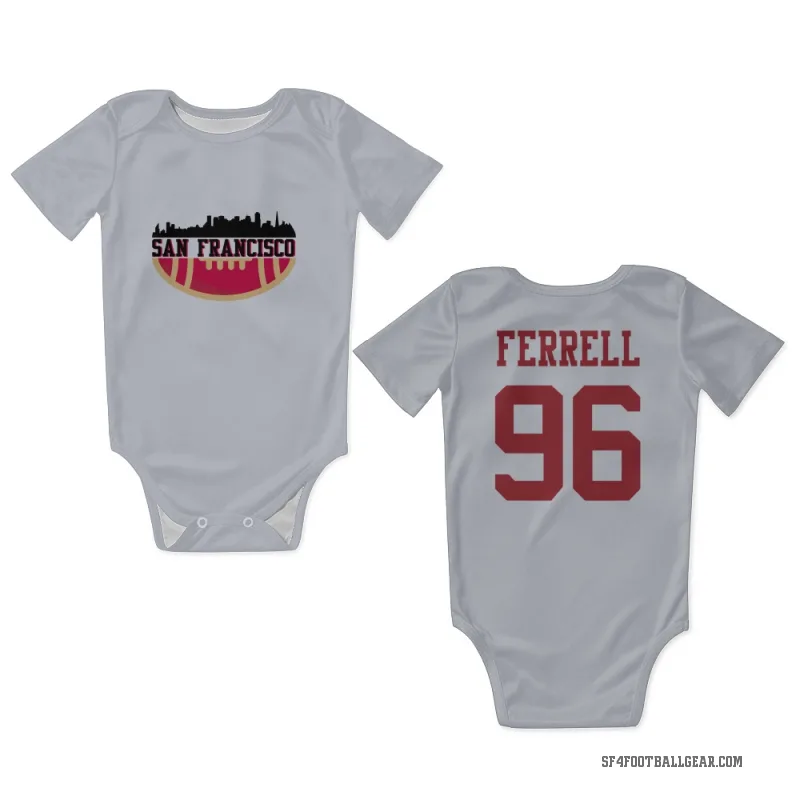 Clelin Ferrell  White San Francisco 49ers  Newborn & Infant Bodysuit