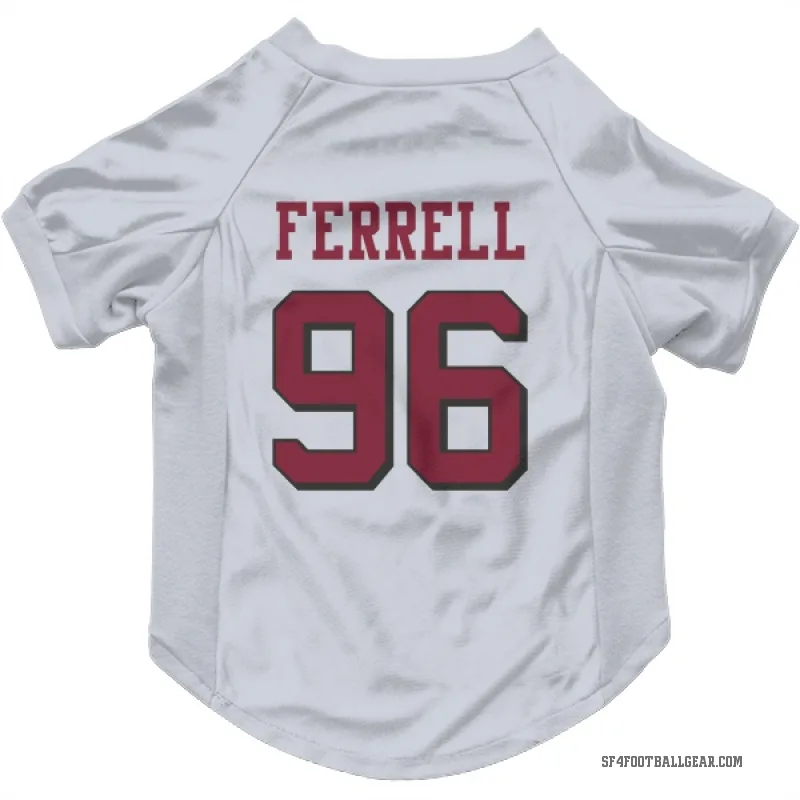 Clelin Ferrell  White San Francisco 49ers  Rush Cat & Dog Pet Jersey