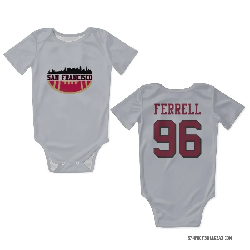Clelin Ferrell  White San Francisco 49ers  Rush Newborn & Infant Bodysuit