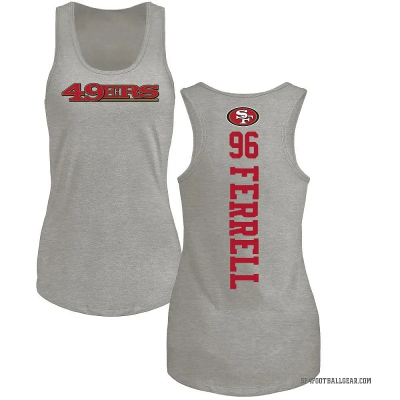 Clelin Ferrell Women's Ash San Francisco 49ers Backer Tank Top -