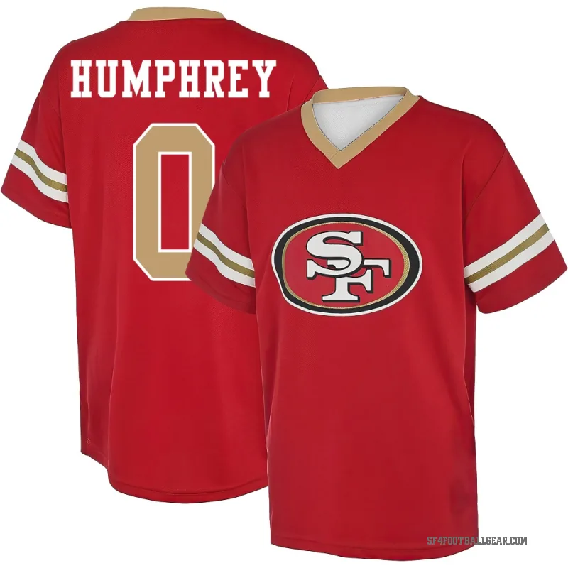 Colby Humphrey Men's Red San Francisco 49ers Game Day V-Neck T-Shirt