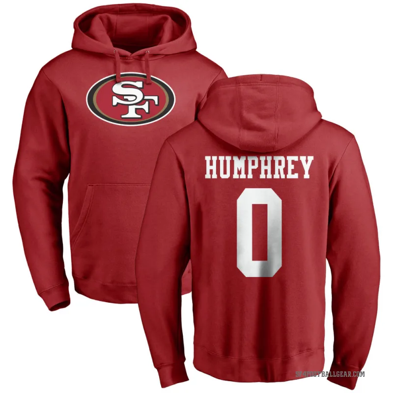 Colby Humphrey Men's Red San Francisco 49ers Pro Line Logo Pullover Hoodie