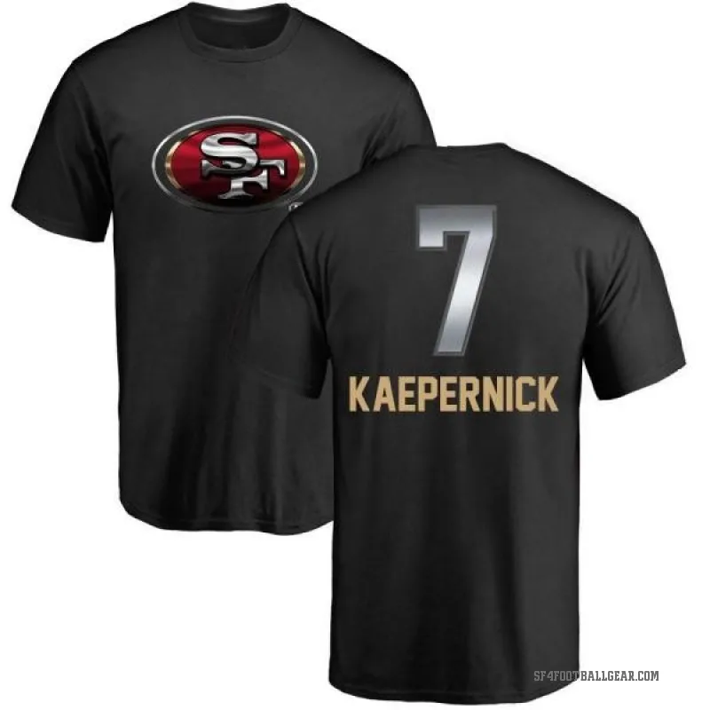 Colin Kaepernick Men's Black San Francisco 49ers Midnight Mascot T-Shirt -