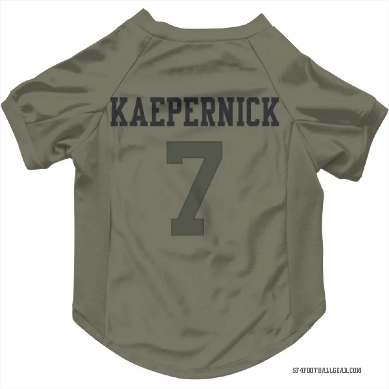 Colin Kaepernick  Olive San Francisco 49ers  Cat & Dog Pet Jersey