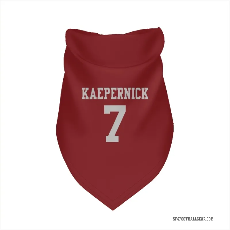 Colin Kaepernick  Scarlet San Francisco 49ers  Cat & Dog Pet Bandana
