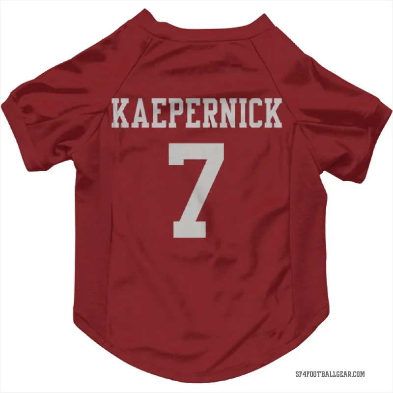 Colin Kaepernick  Scarlet San Francisco 49ers  Cat & Dog Pet Jersey