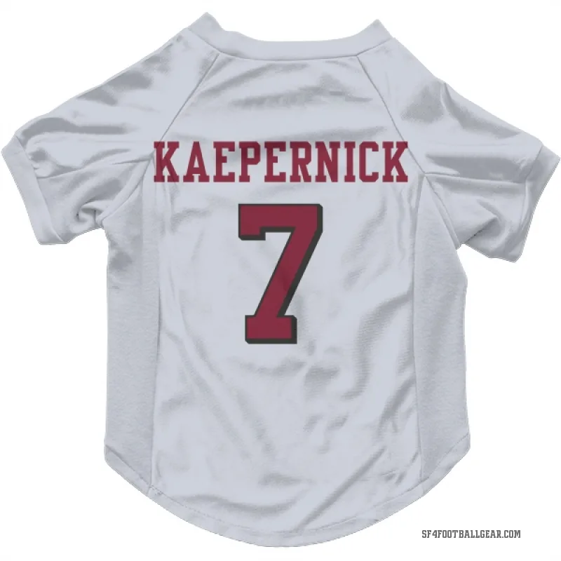 Colin Kaepernick  White San Francisco 49ers  Rush Cat & Dog Pet Jersey