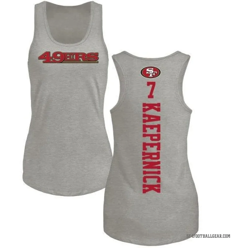 Colin Kaepernick Women's Ash San Francisco 49ers Backer Tank Top -