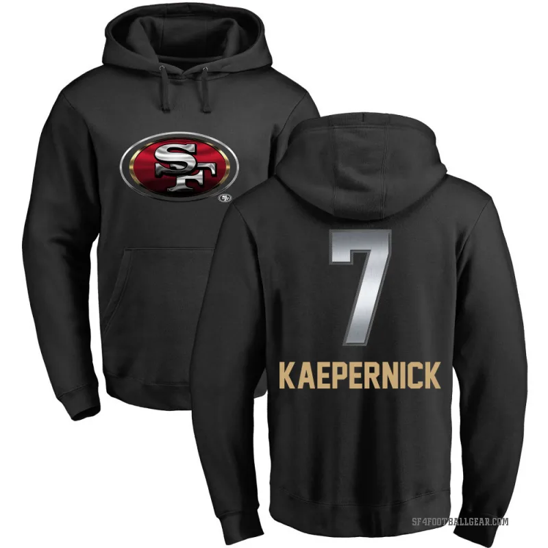 Colin Kaepernick Youth Black San Francisco 49ers Midnight Mascot Pullover Hoodie