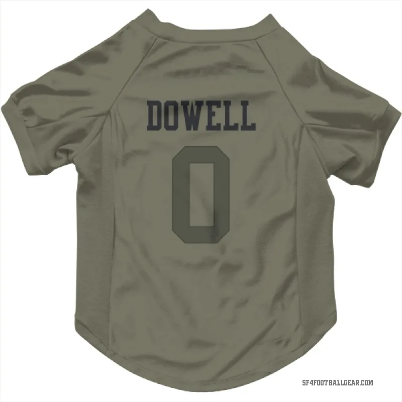 Colton Dowell  Olive San Francisco 49ers  Cat & Dog Pet Jersey