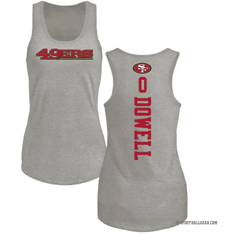 Colton Dowell Women's Ash San Francisco 49ers Backer Tank Top -