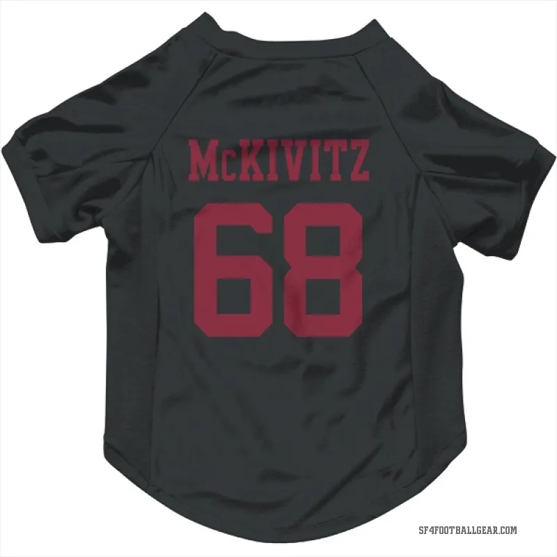 Colton McKivitz  Black San Francisco 49ers  Cat & Dog Pet Jersey