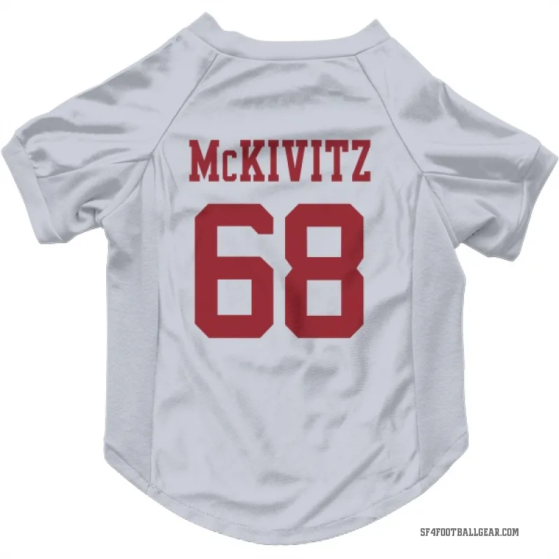 Colton McKivitz  White San Francisco 49ers  Cat & Dog Pet Jersey