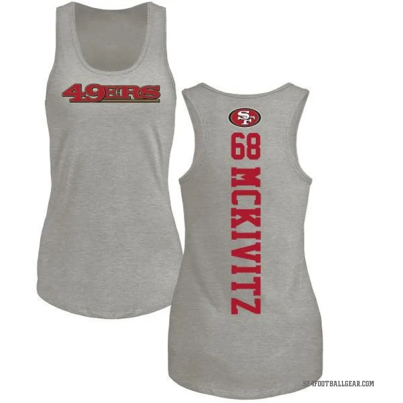 Colton McKivitz Women's Ash San Francisco 49ers Backer Tank Top -
