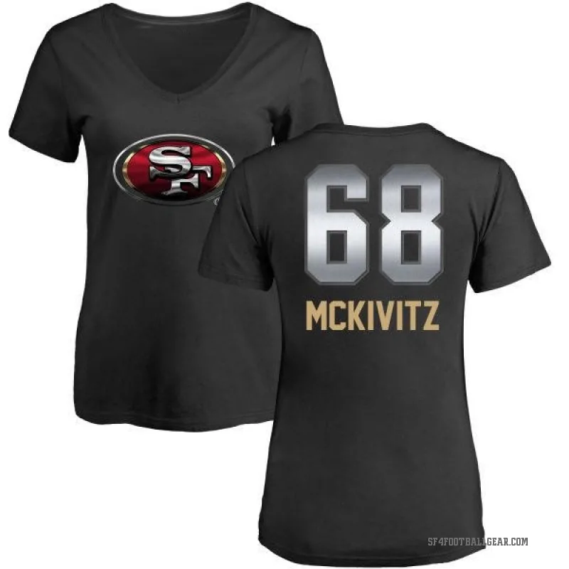 Colton McKivitz Women's Black San Francisco 49ers Midnight Mascot T-Shirt -
