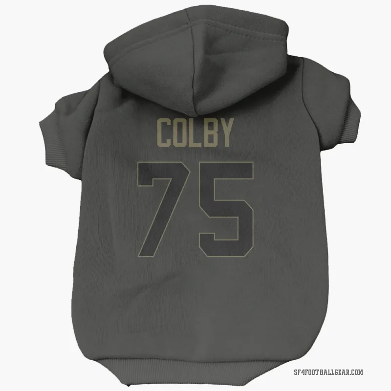 Connor Colby  Black San Francisco 49ers  Service Cat & Dog Pet Hoodie