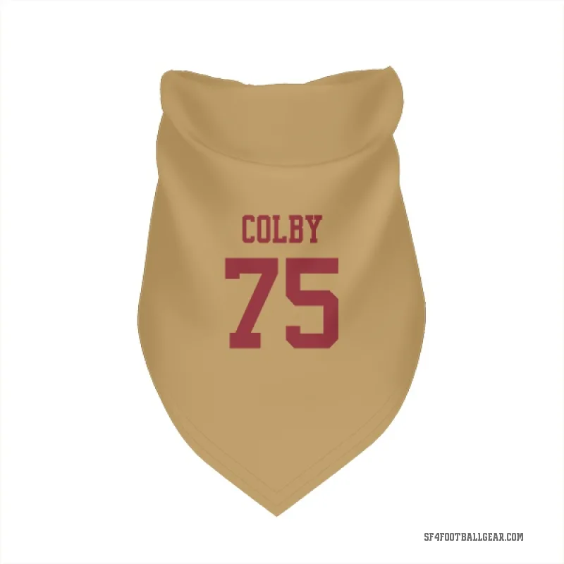 Connor Colby  Gold San Francisco 49ers  Cat & Dog Pet Bandana