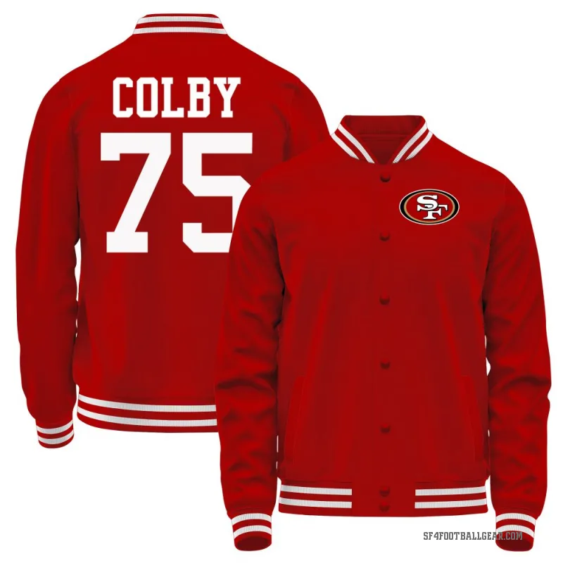 Connor Colby Men's Red San Francisco 49ers Full-Snap Jacket